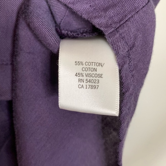 Banana Republic Factory Women’s XS Blouse Purple - Picture 5 of 7